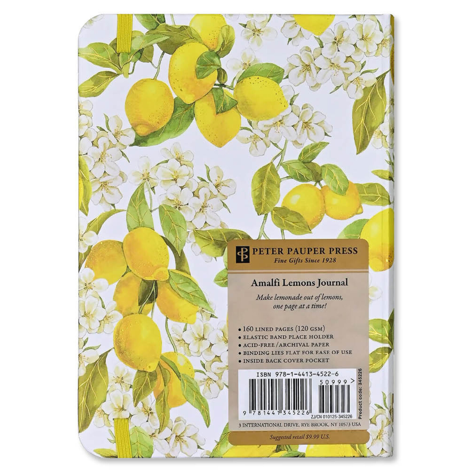 Peter Pauper Compact Journal Peter Pauper Amalfi Lemons