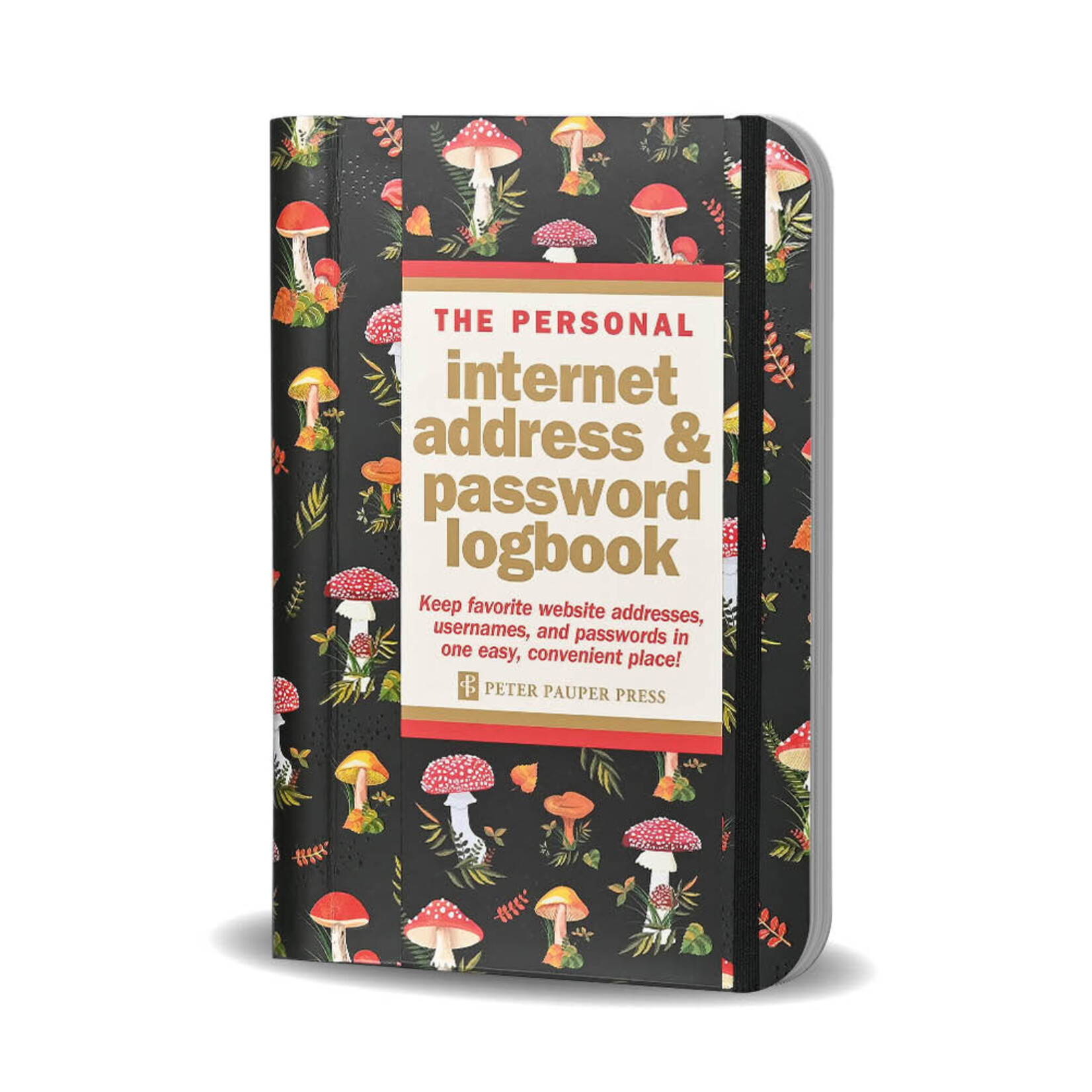 Peter Pauper Logbook Internet address & Password Peter Pauper Mushrooms