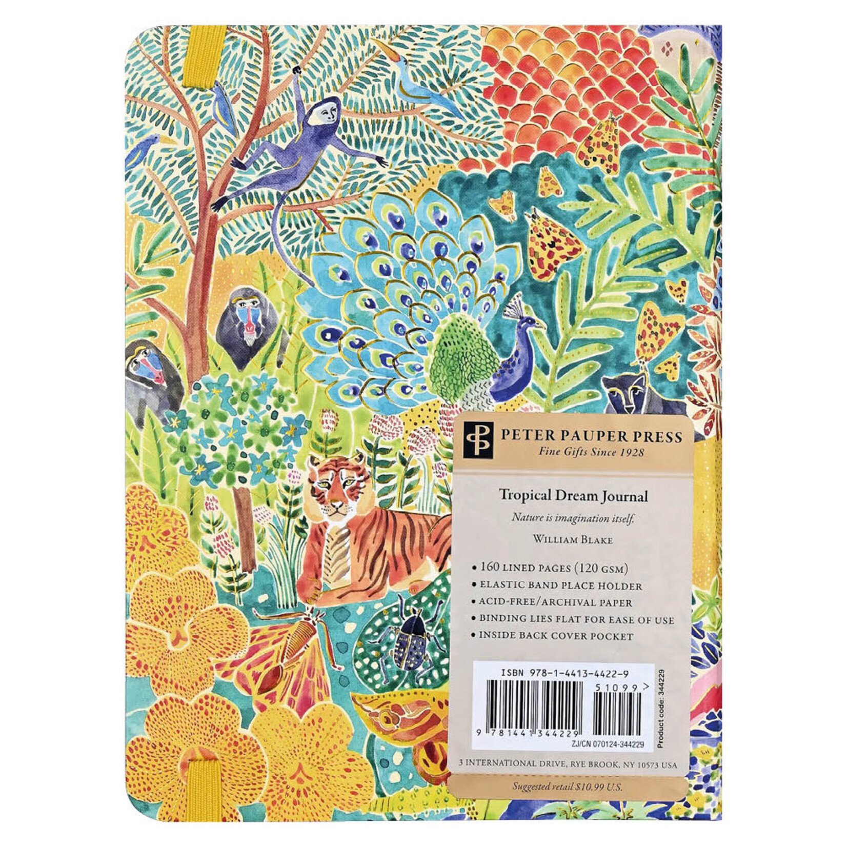 Peter Pauper 4080 Mid Size Journal Peter Pauper Tropical Dream
