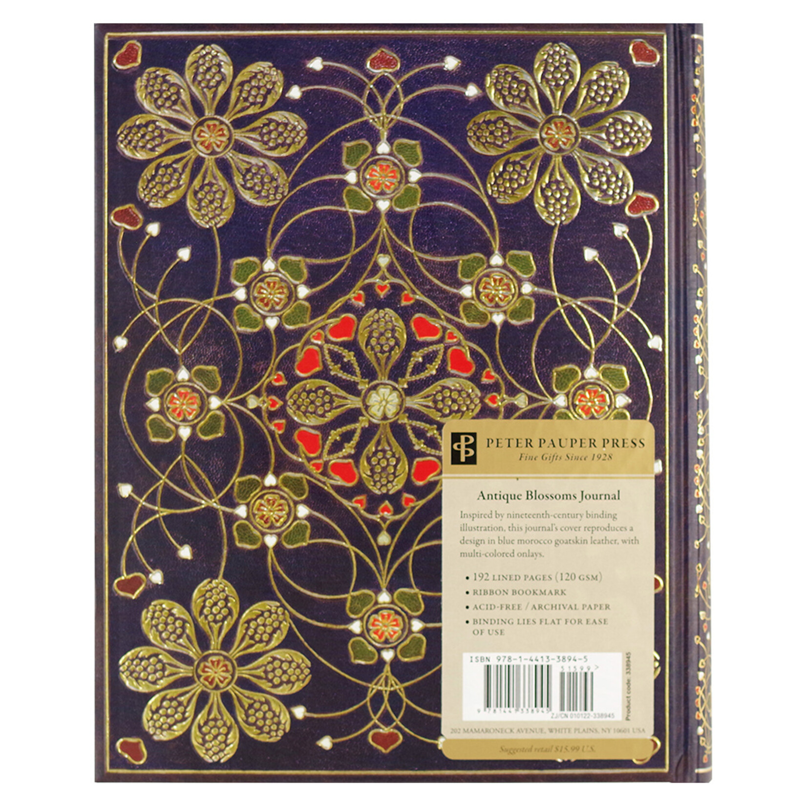Peter Pauper Oversize Journal Peter Pauper Antique Blossoms