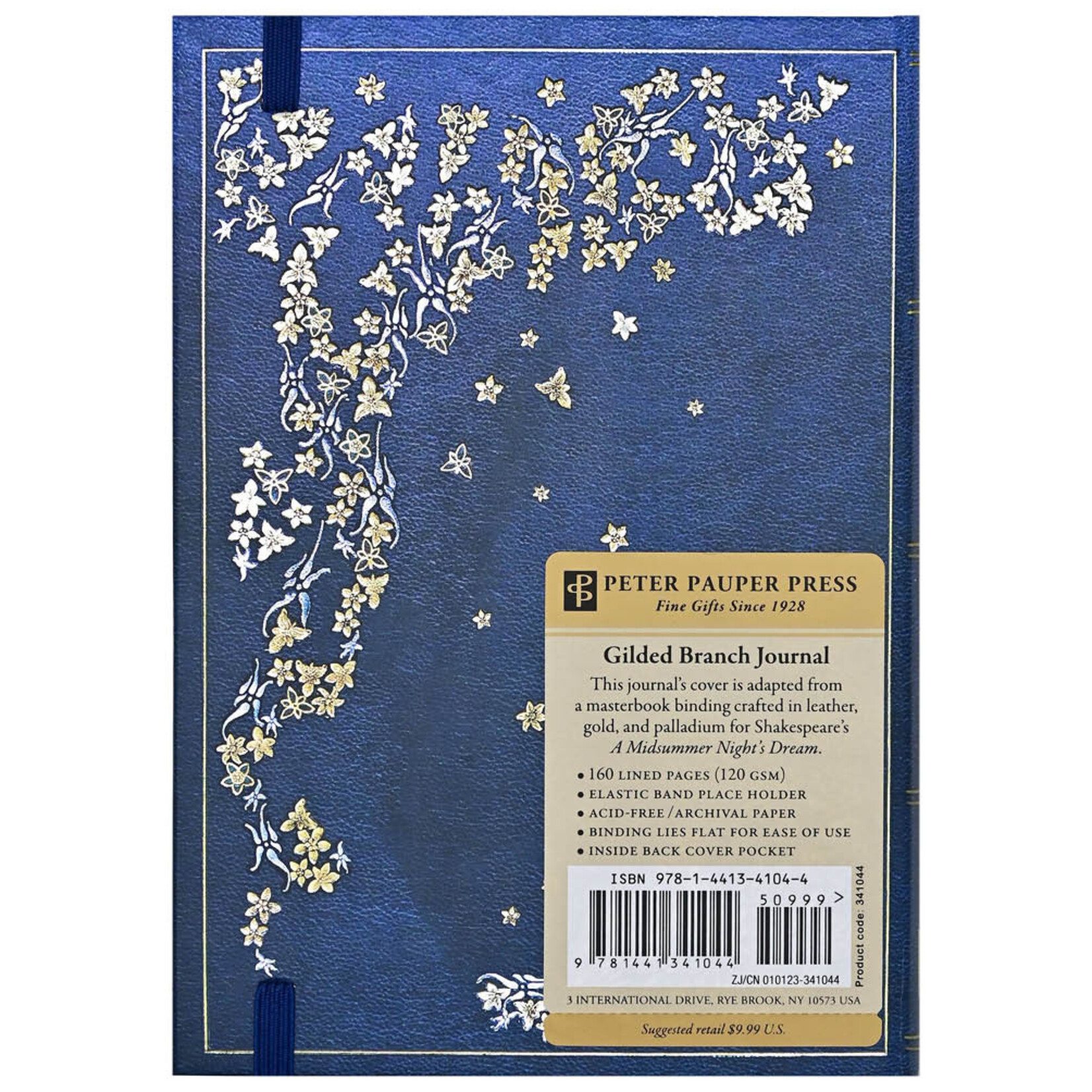 Peter Pauper Compact Journal  Peter Pauper Gilded Branch