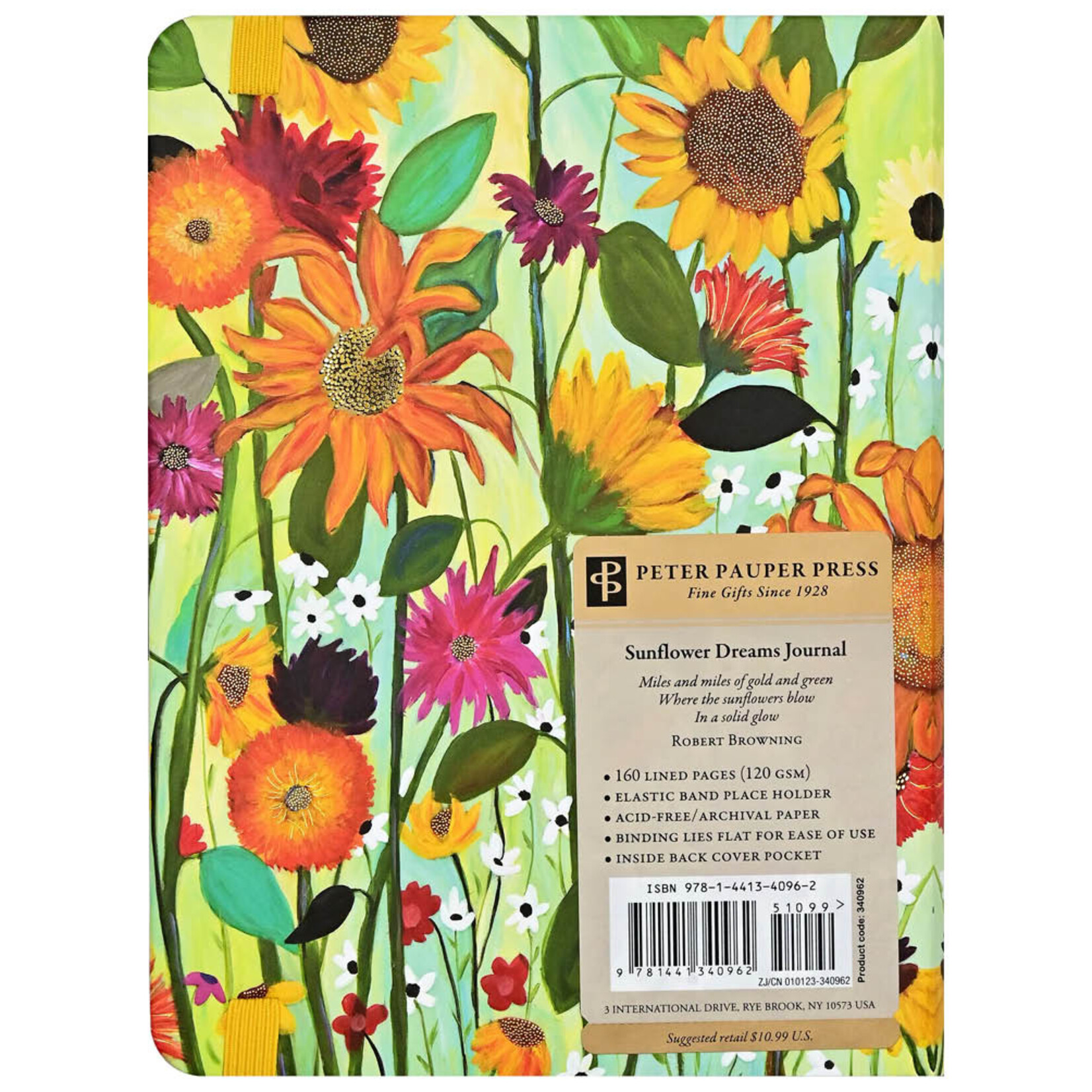 Peter Pauper Mid Size Journal Peter Pauper Sunflower Dreams
