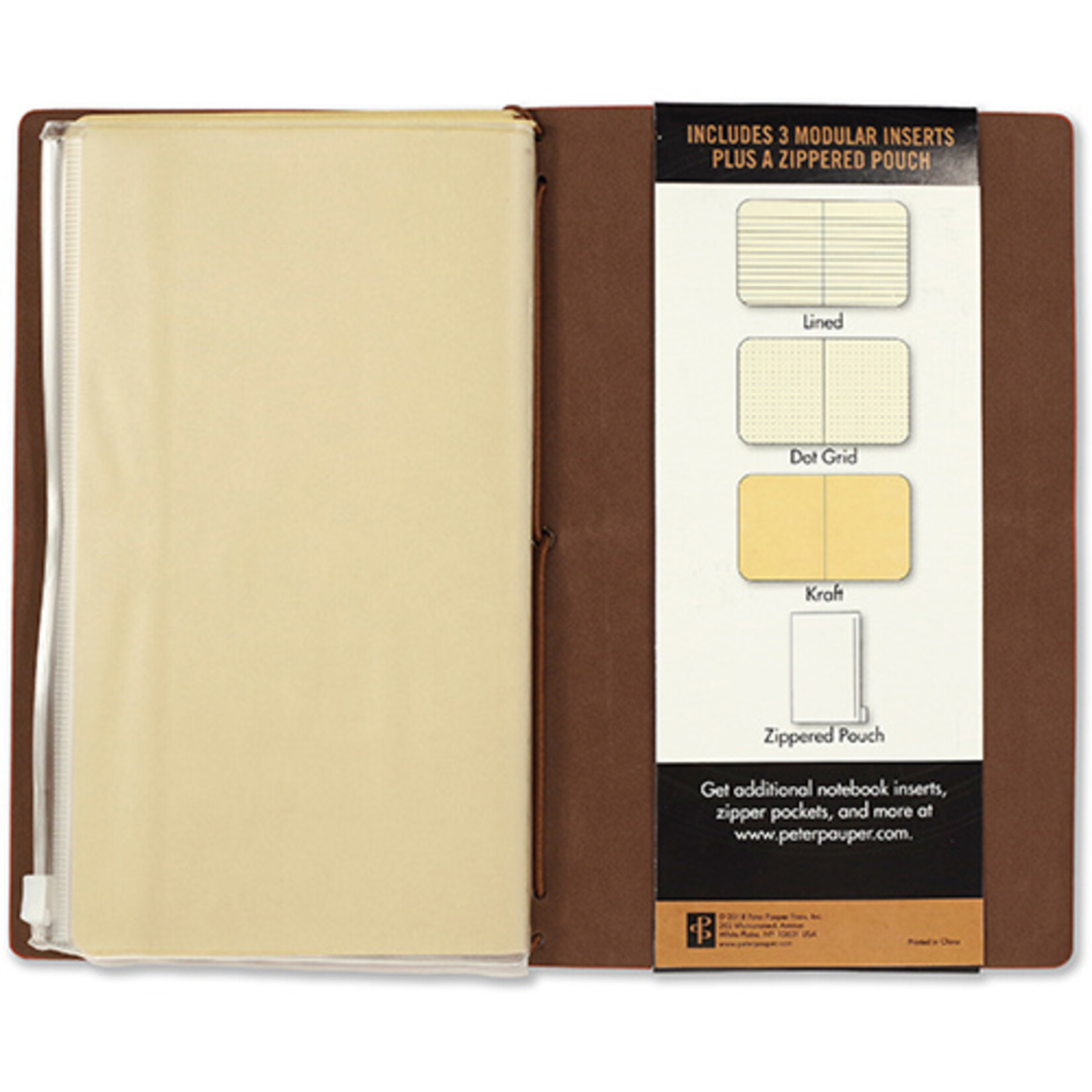 Peter Pauper Voyager Notebook Peter Pauper Nutmeg