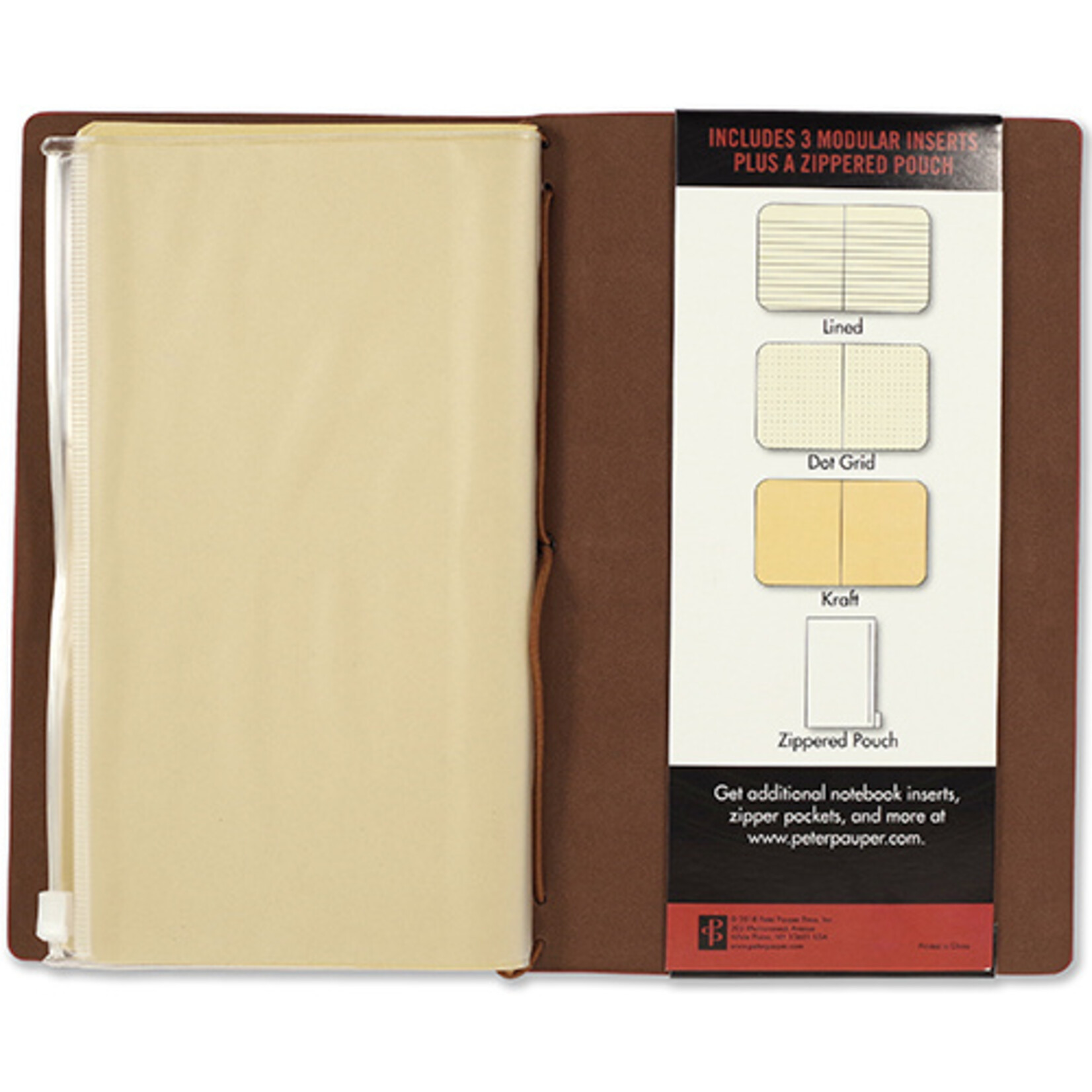 Peter Pauper Voyager Notebook Peter Pauper Burgundy