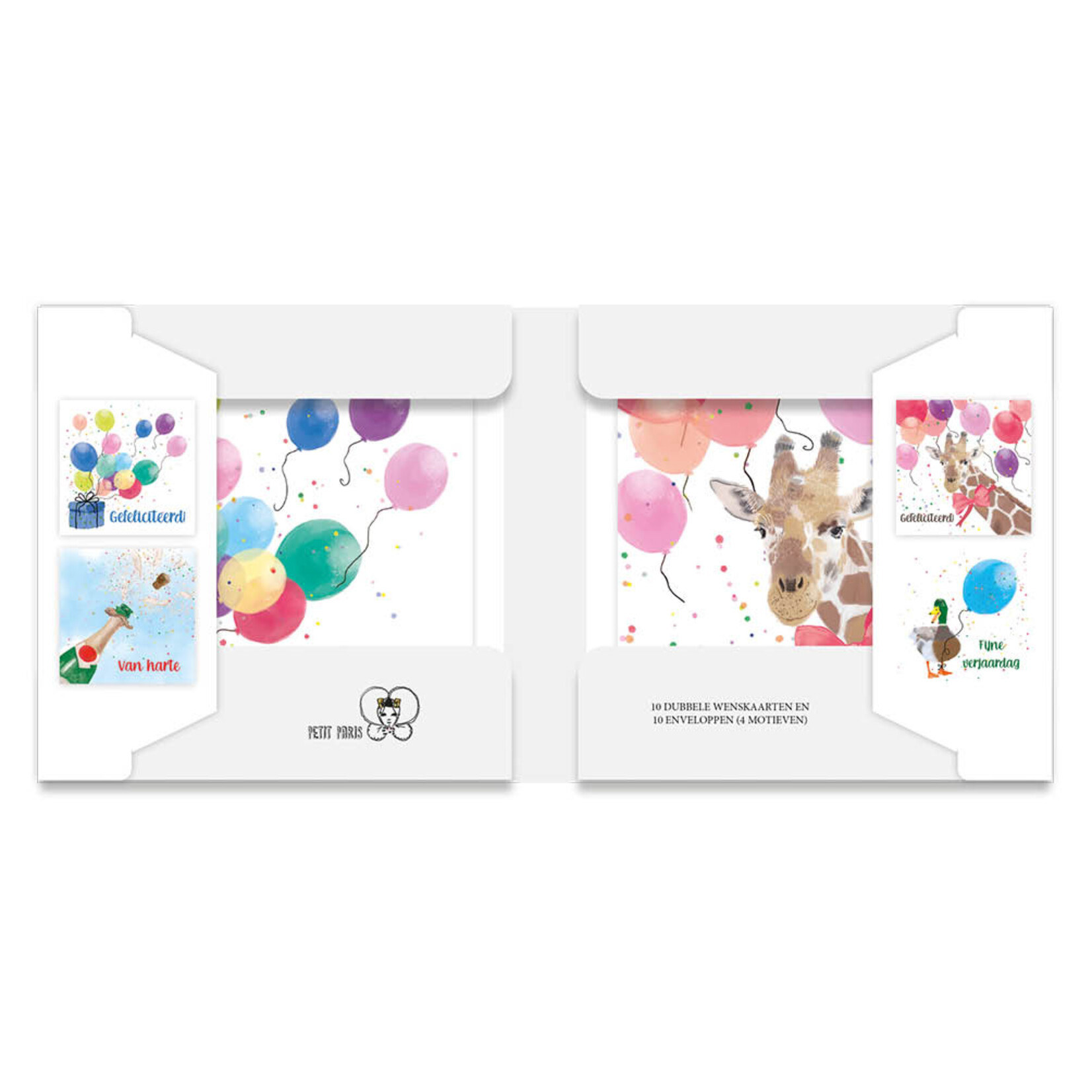 Kaartenmapje Petit Paris - Giraf