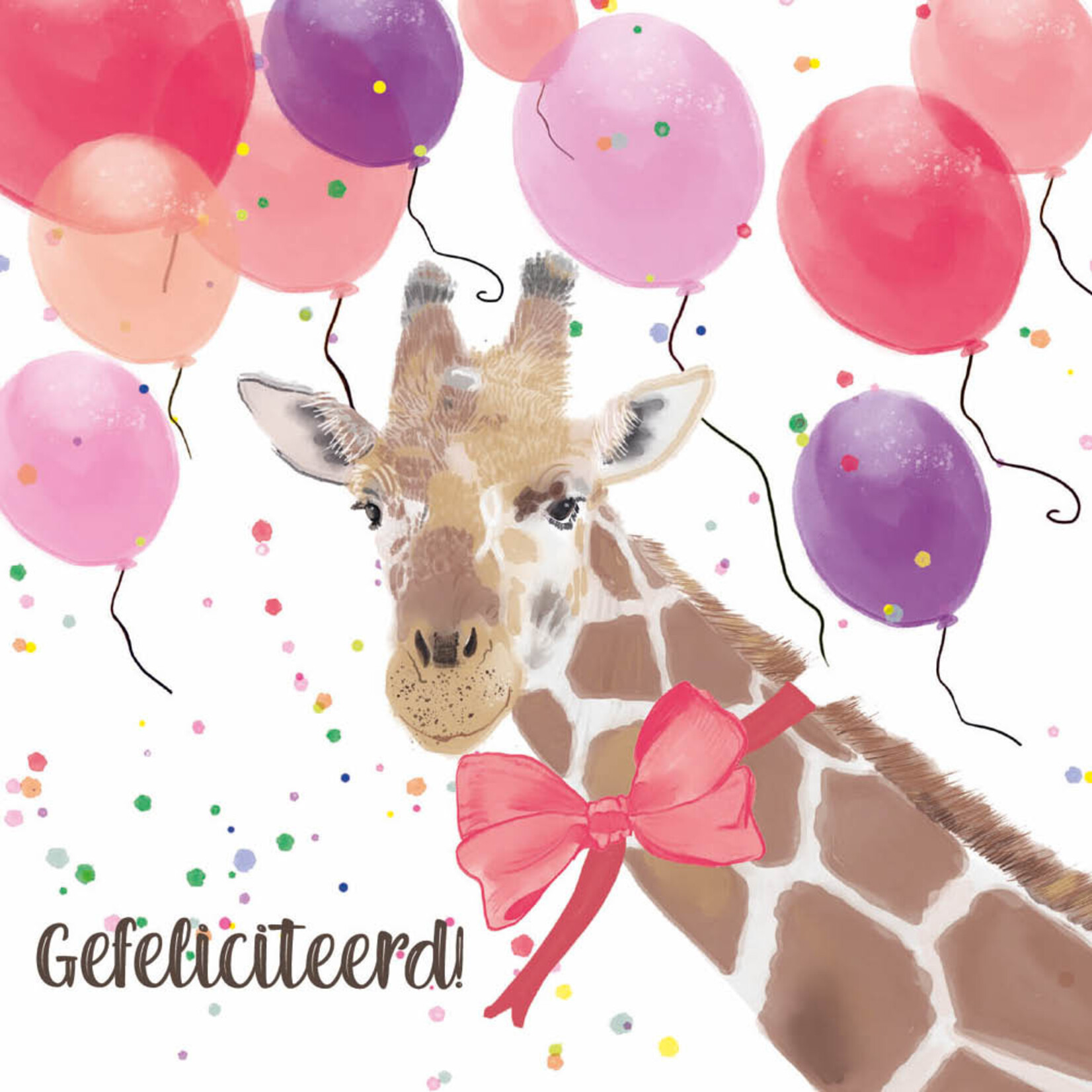 Kaartenmapje Petit Paris - Giraf