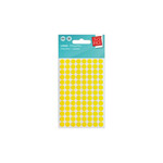 Soho 21. Etiketten geel Ø8mm 312 stuks