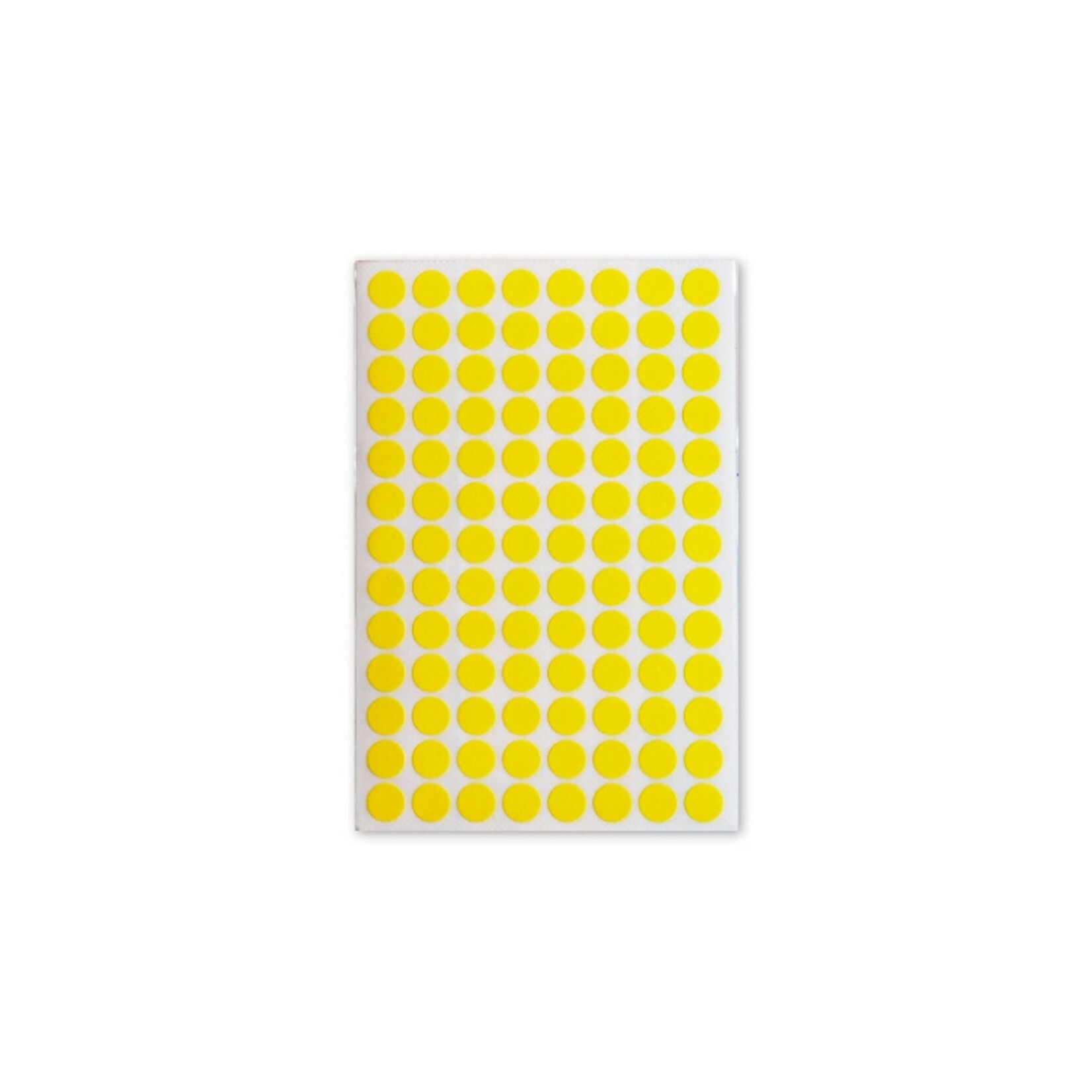 Soho 21. Etiketten geel Ø8mm 312 stuks