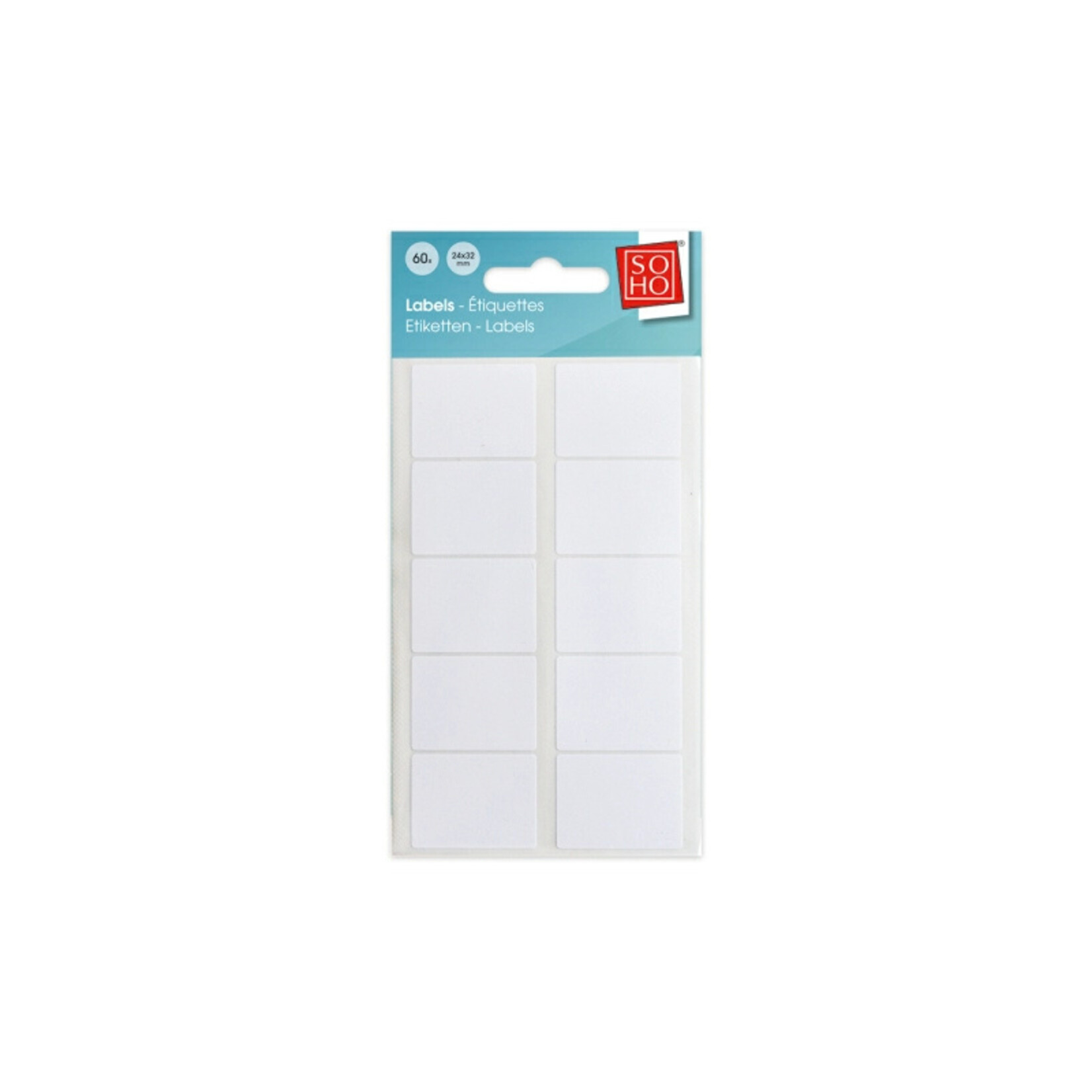 03. Etiketten wit 24x32mm 60 stuks