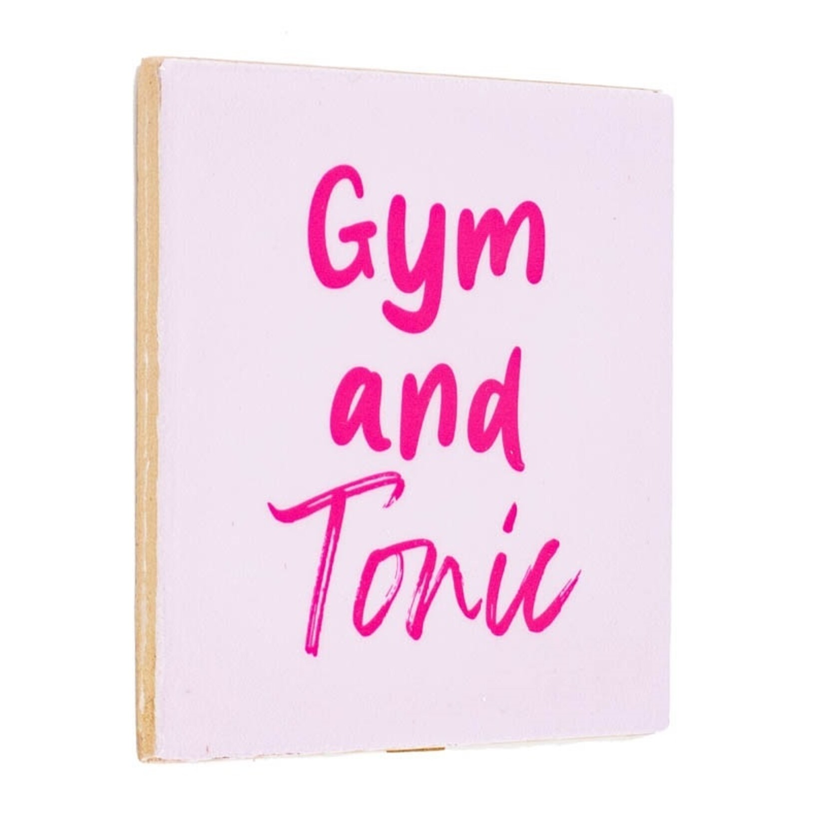 Homebound Tegeltje gym and tonic