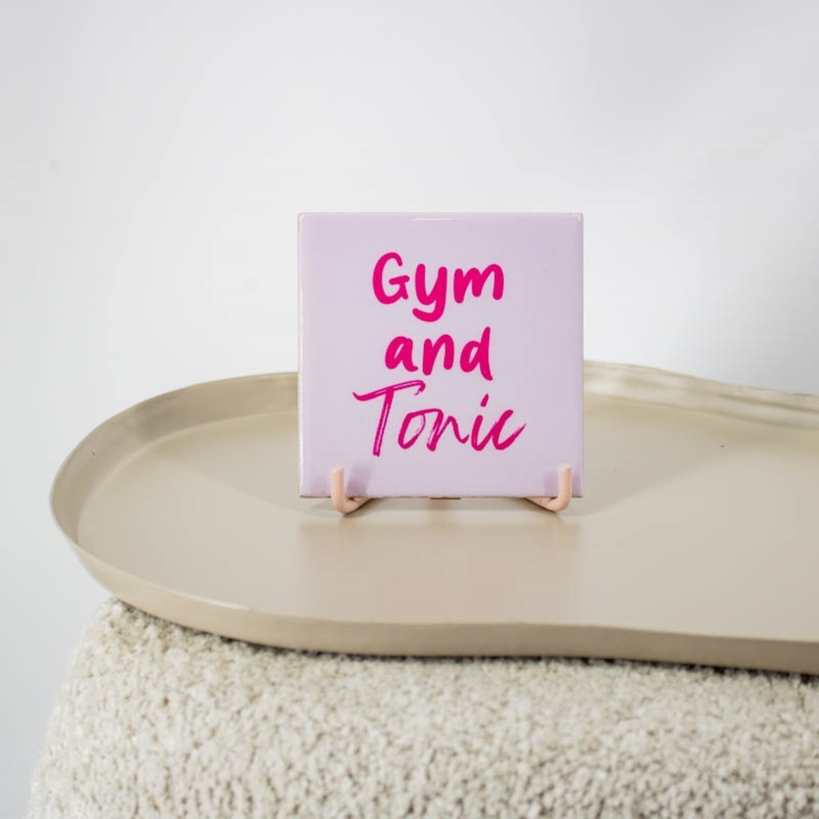 Homebound Tegeltje gym and tonic