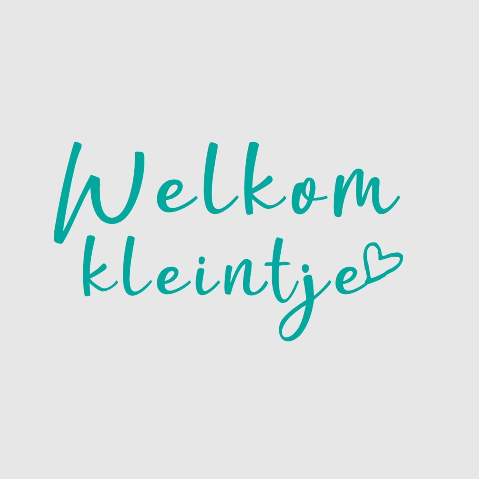 Homebound Tegeltje welkom kleintje