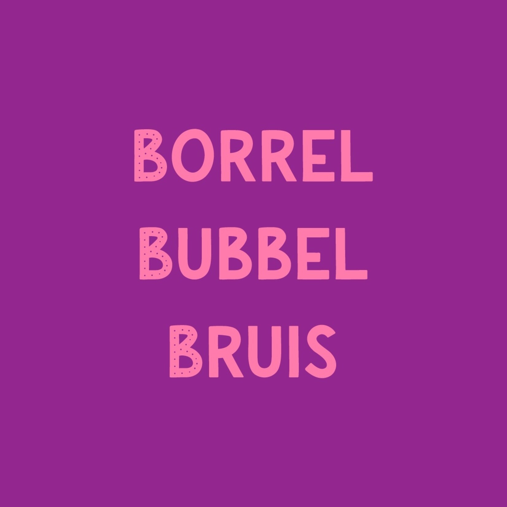 Homebound Tegeltje borrel bubbel bruis