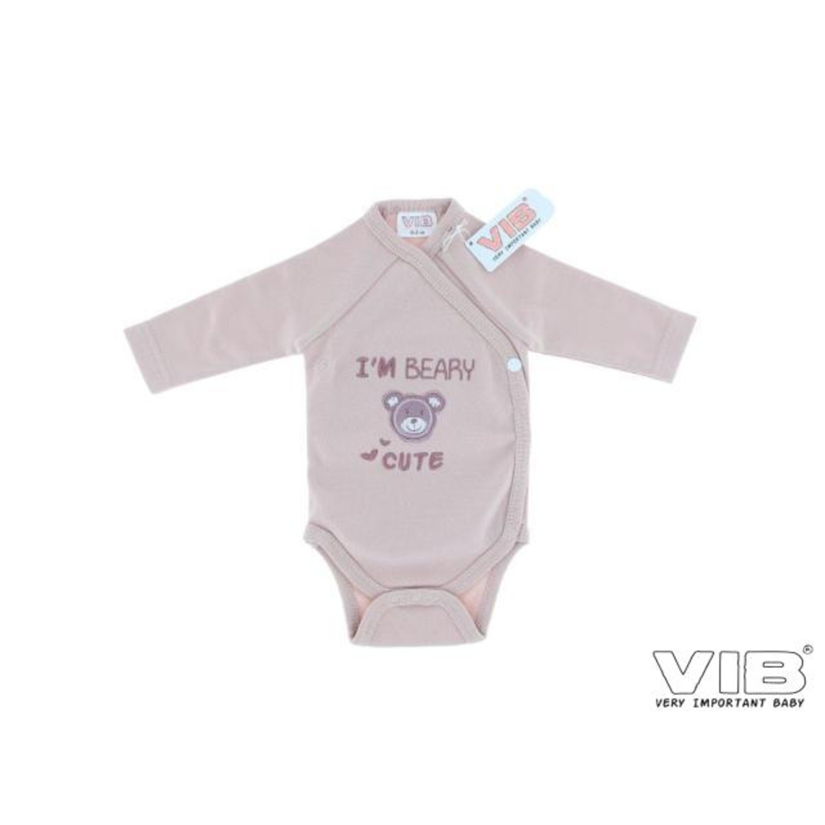 Romper 'I'M BEARY CUTE' Rose Smoke