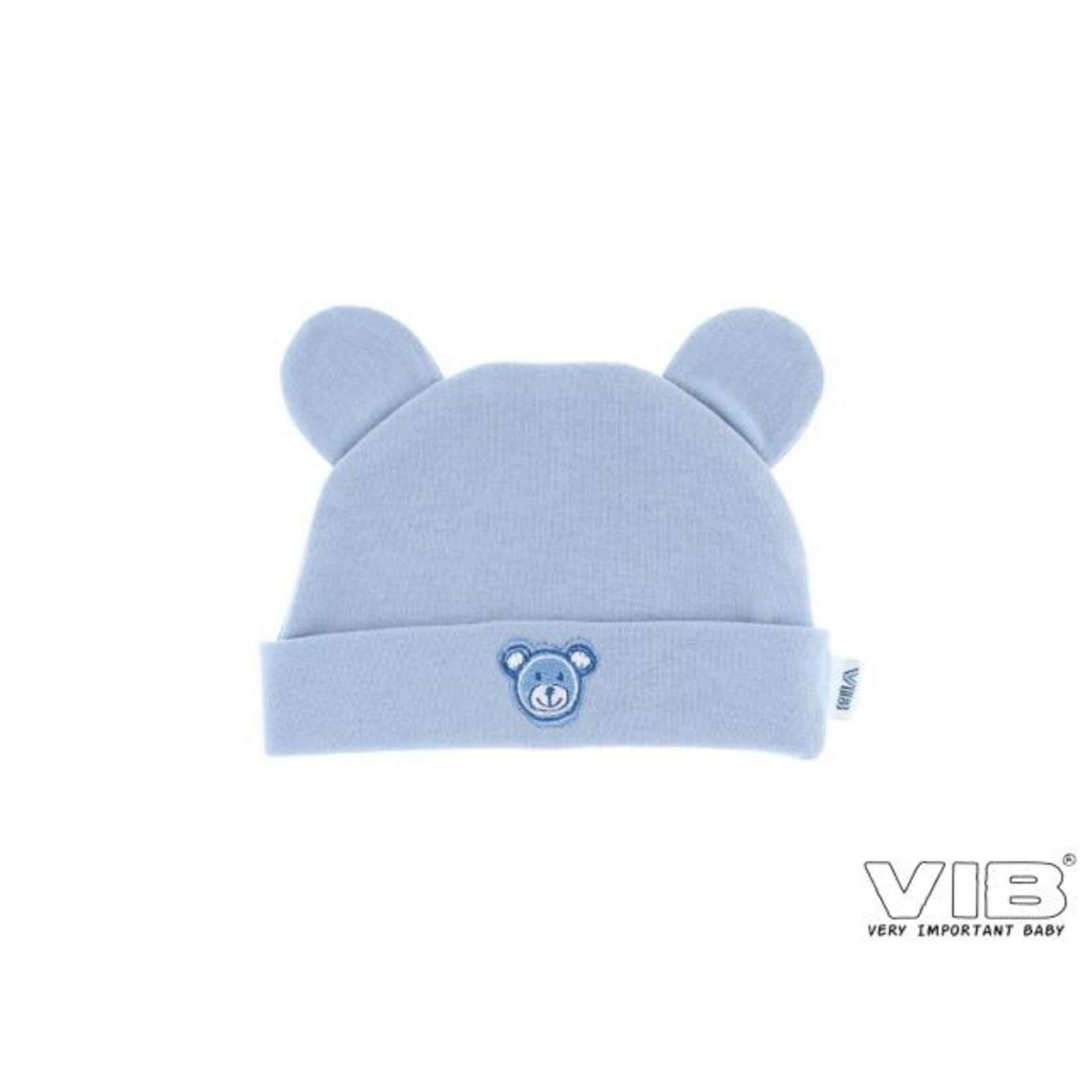 Muts met Oortjes 'I'M BEARY CUTE' Dusty Blue