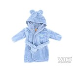 Badjas met Oortjes 'I'M BEARY CUTE' Dusty Blue