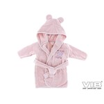 Badjas met Oortjes 'I'M BEARY CUTE' Rose Smoke