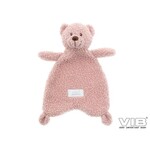 Knuffeldoekje met Berenhoofd Teddy Rose Smoke