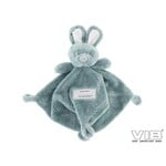 Knuffeldoekje met Konijnenhoofd Mosgroen