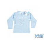 T-Shirt Lichtblauw Als Papa en Mama NEE zeggen: 0800-OPA-OMA 6M Licht Blauw Wit