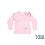 T-Shirt Roze Wat ben je lief, wat ben je knap, wat lijk je op Mam&Pap 3M Wit