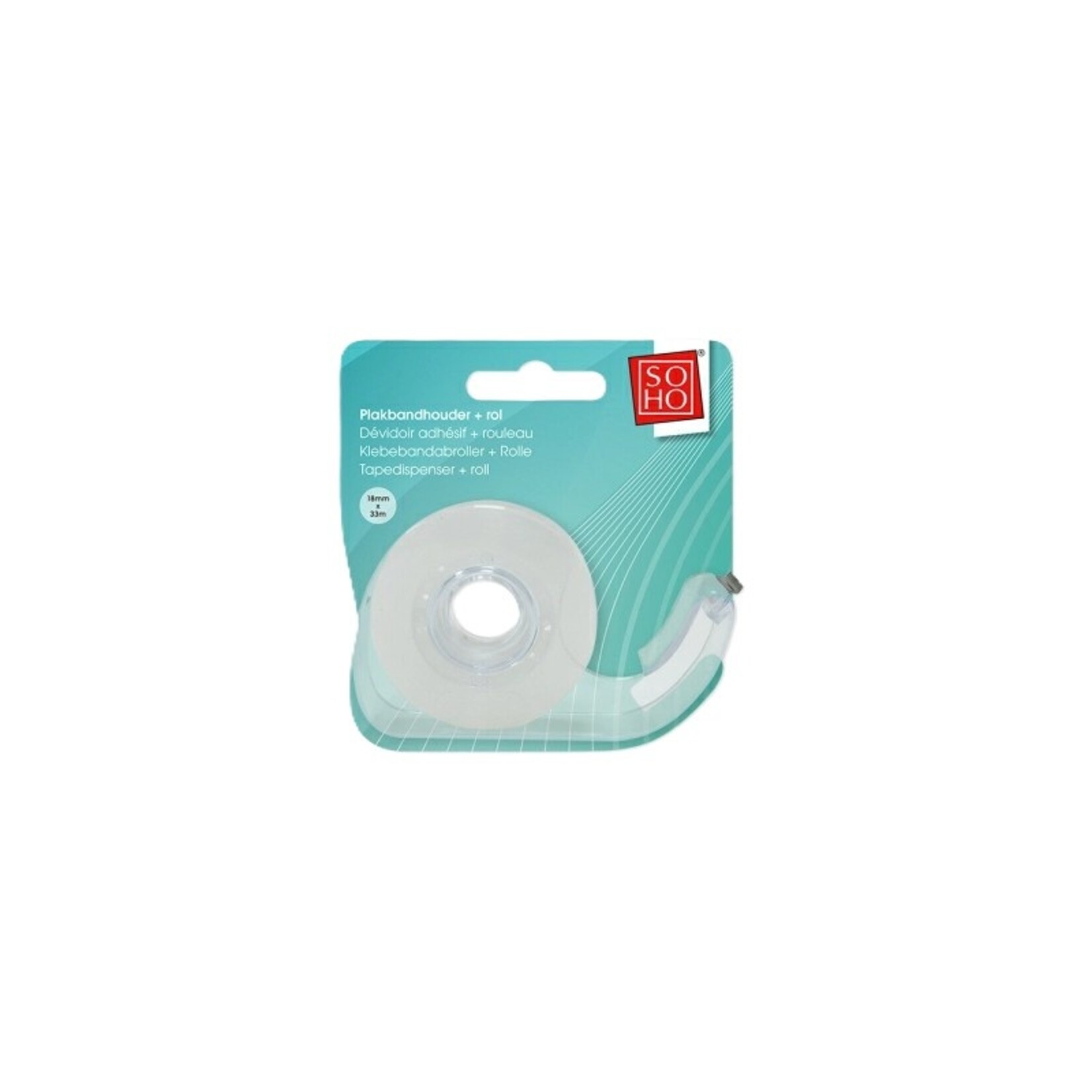 Soho Plakband+houder 18mmx33m bls SOHO