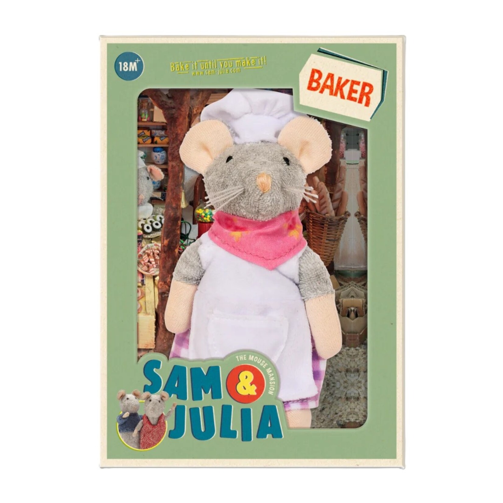 Sam & Julia Knuffeltje De Bakker