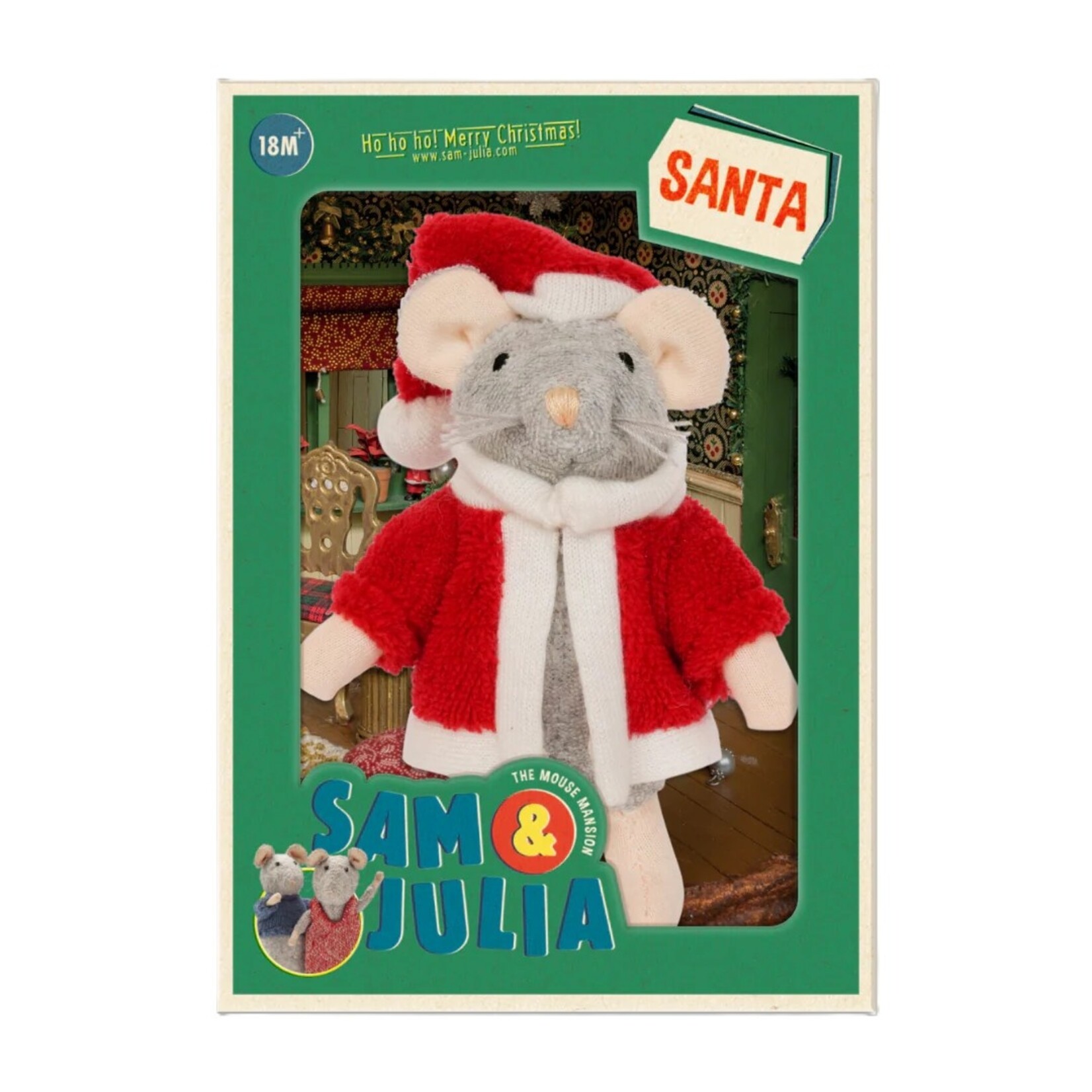 Sam & Julia Knuffeltje Santa