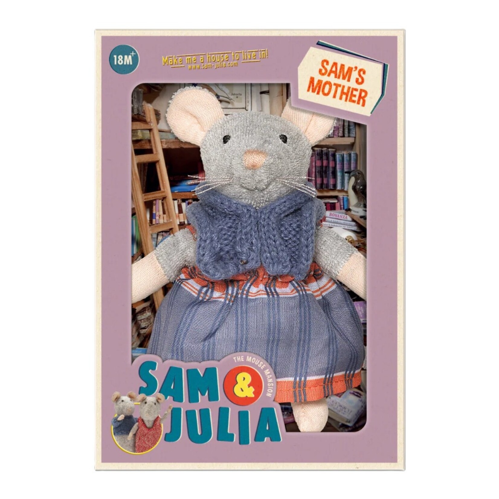 Sam & Julia Knuffeltje Moeder Sam