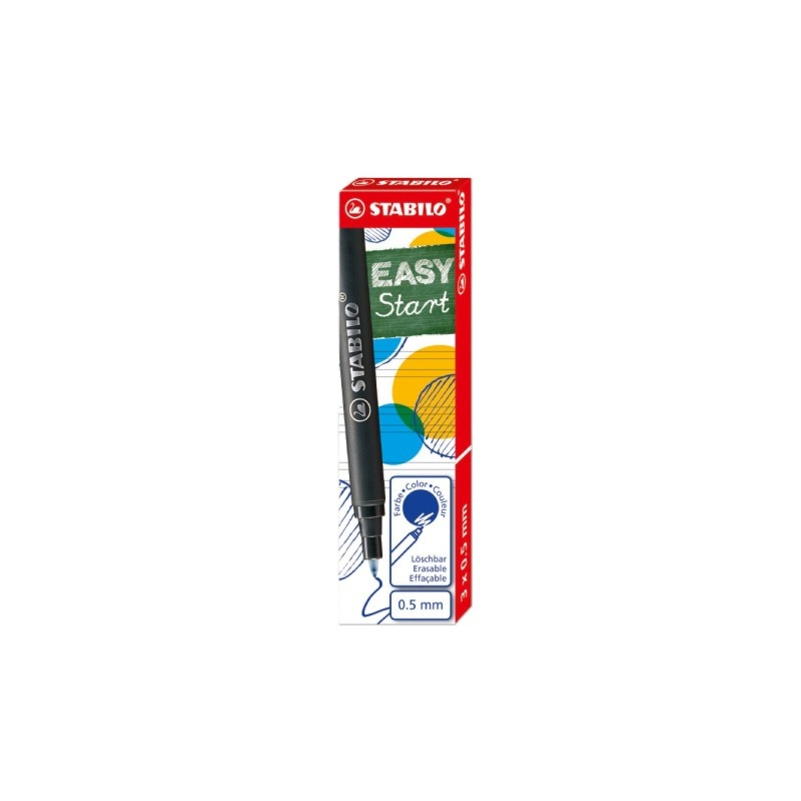Stabilo Stabilo Easy Original vullingen 3 stuks blauw 0.5mm