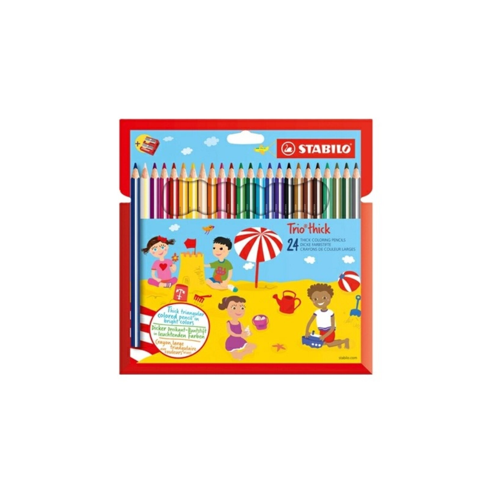 Stabilo Trio dikke kleurpotloden 24 stuks