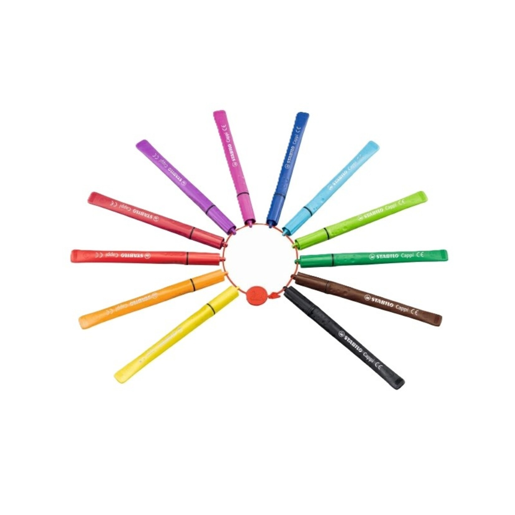 Stabilo Cappi viltstiften 12/etui