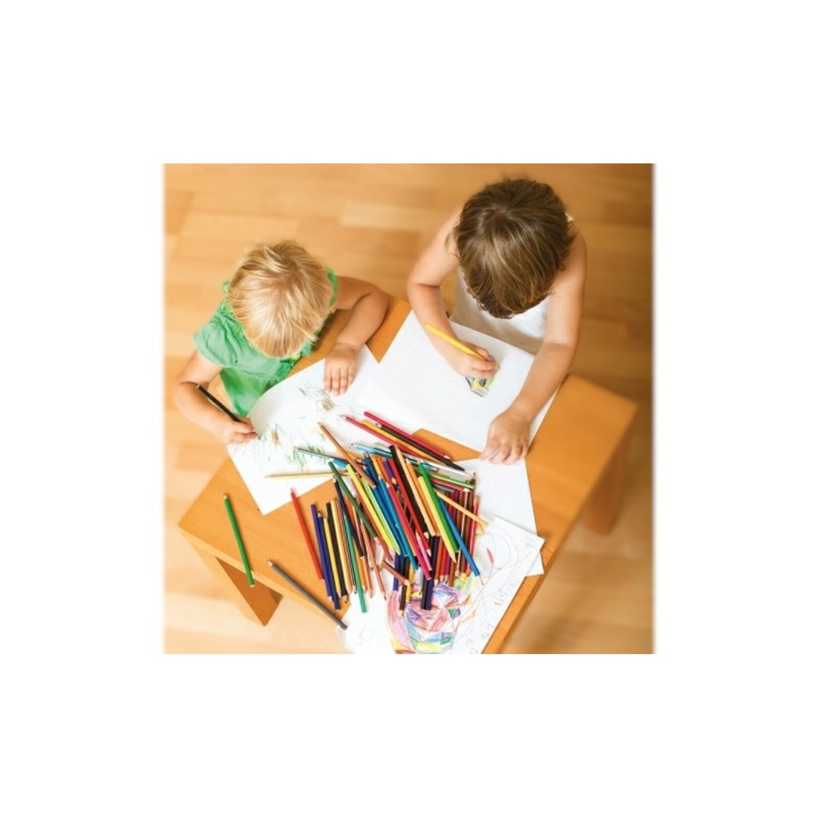 Creakit Kleurpotloden in blik 24 stuks KIDS