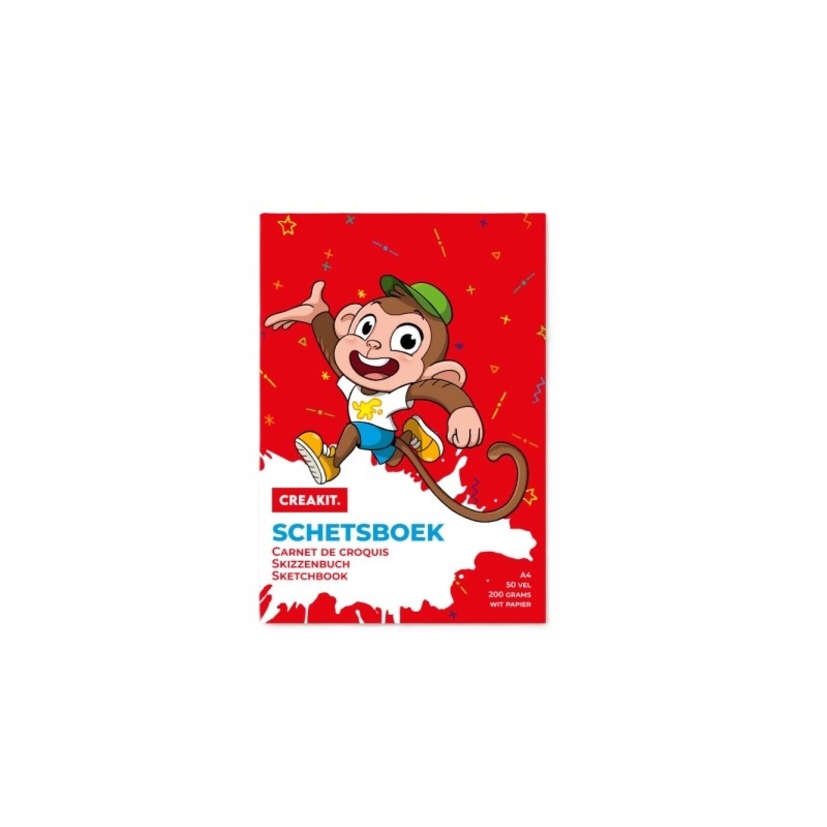 Schetsboek A4 50/ 200grs CREAKIT