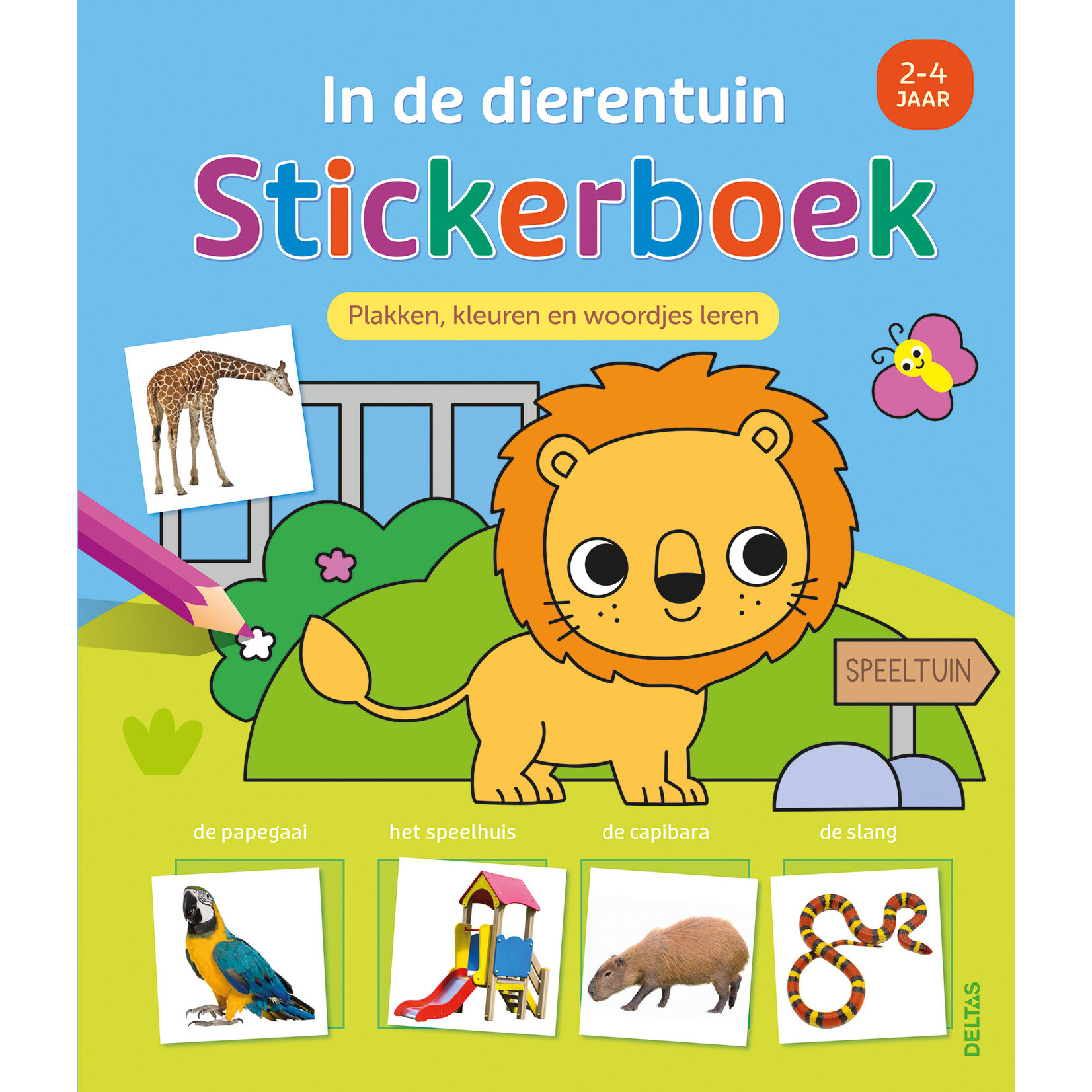 In de dierentuin Stickerboek