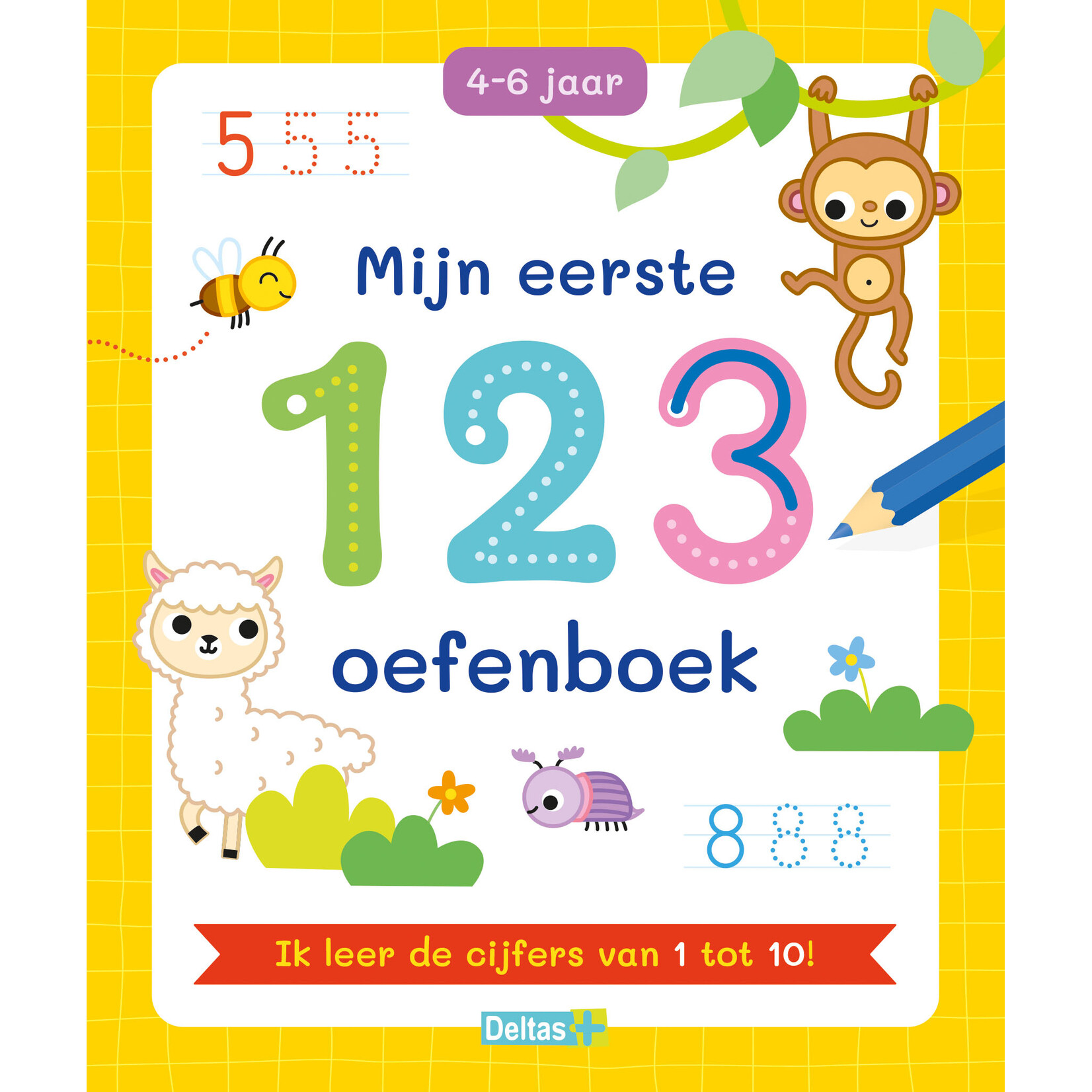 Mijn eerste 123 oefenboek (4-6 j.)