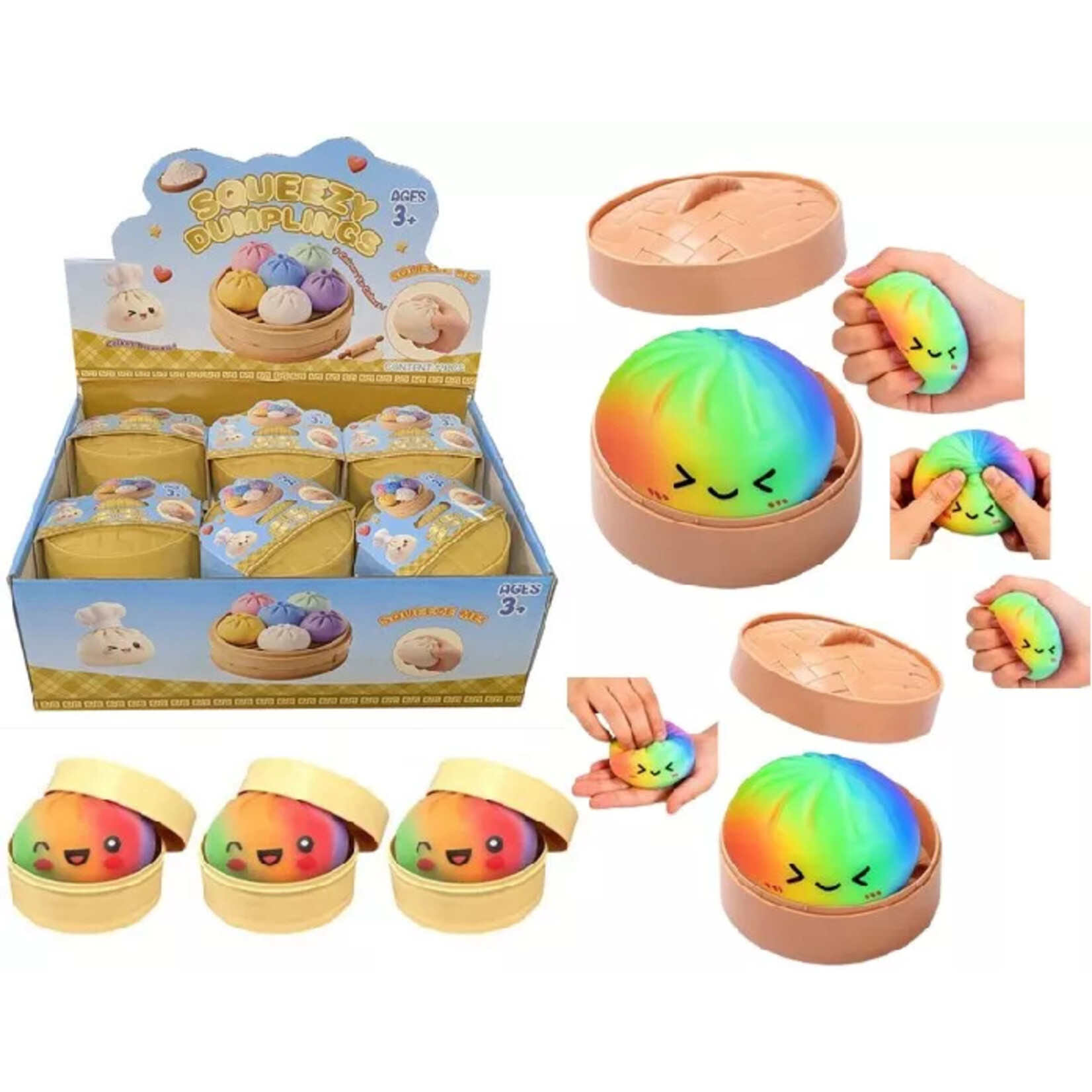 Squeezy Dumpling Rainbow 8,5cm 4935