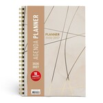 Planner spiraal Elara crème - 29x21cm