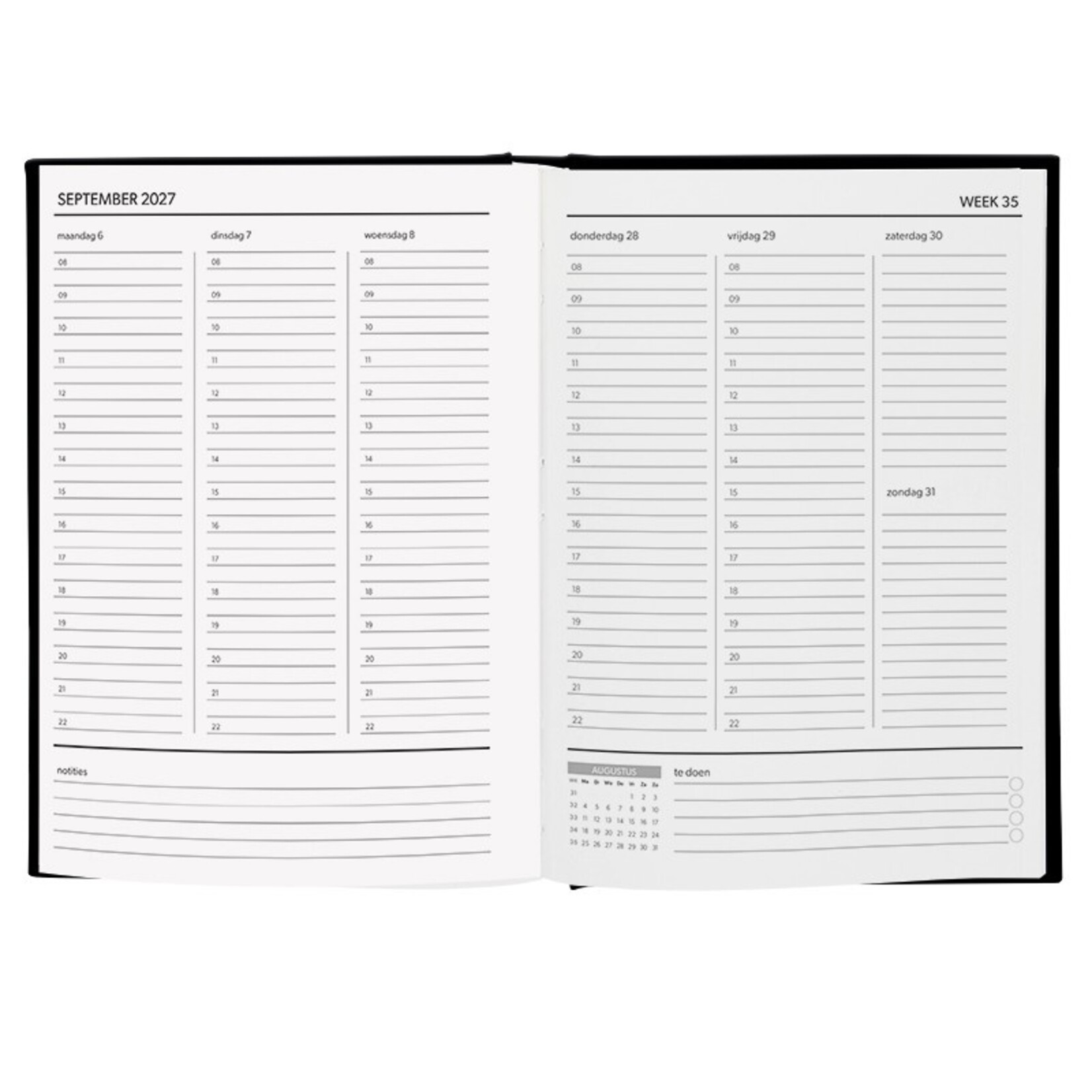 Planner SOHO Black - 22x16cm