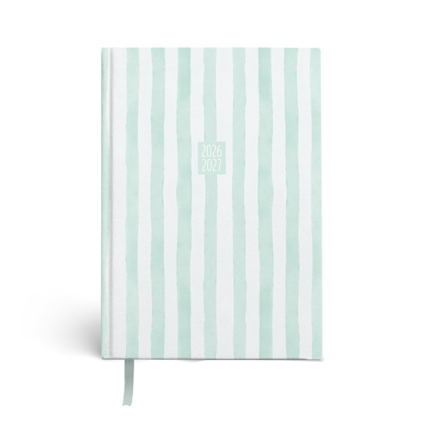 Agenda A5 26/27 Stripes Groen