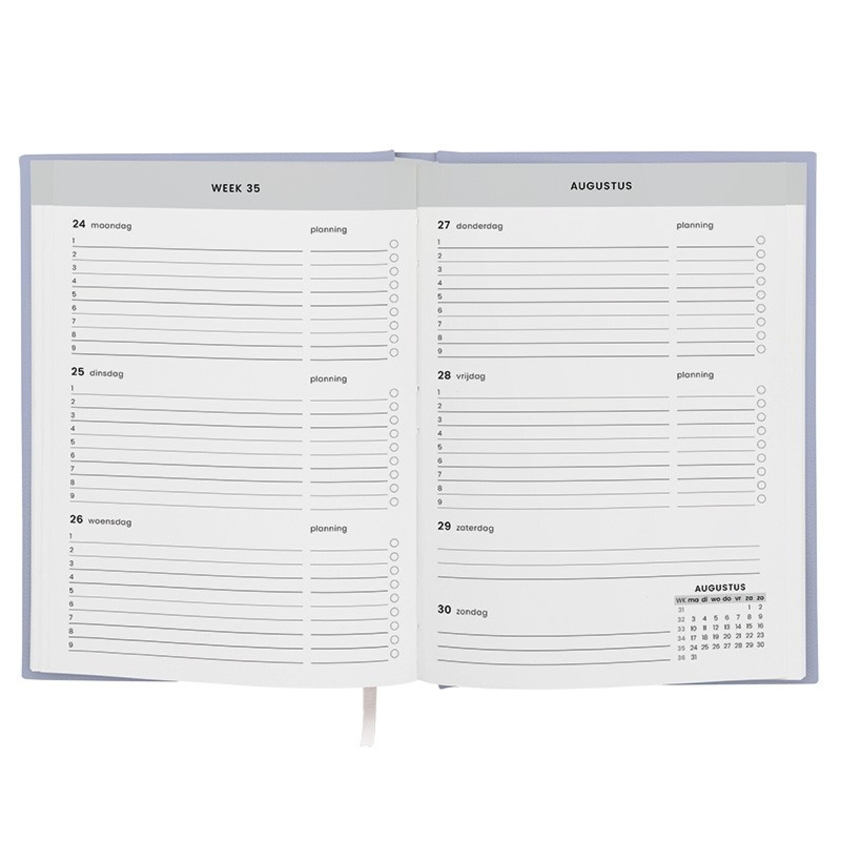 Agenda A5 26/27 SOHO Pastel Paars