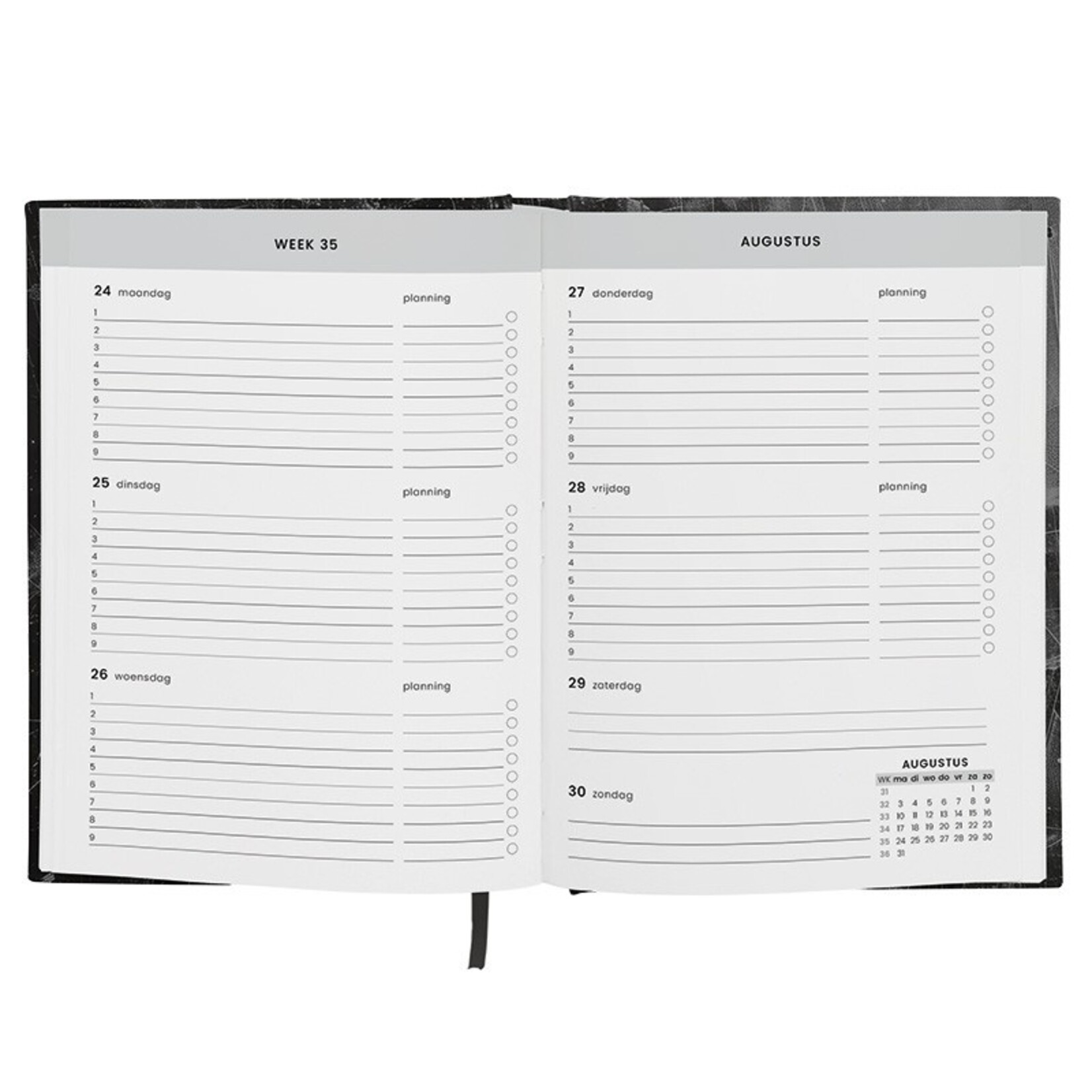 Agenda A5 26/27 SCRATCH blauw