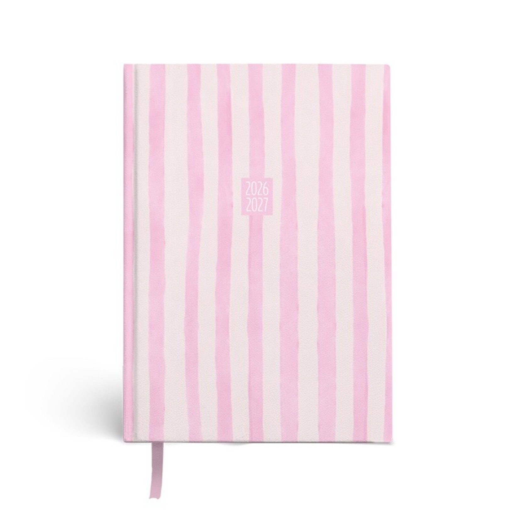 Agenda A5 26/27 Stripes Roze