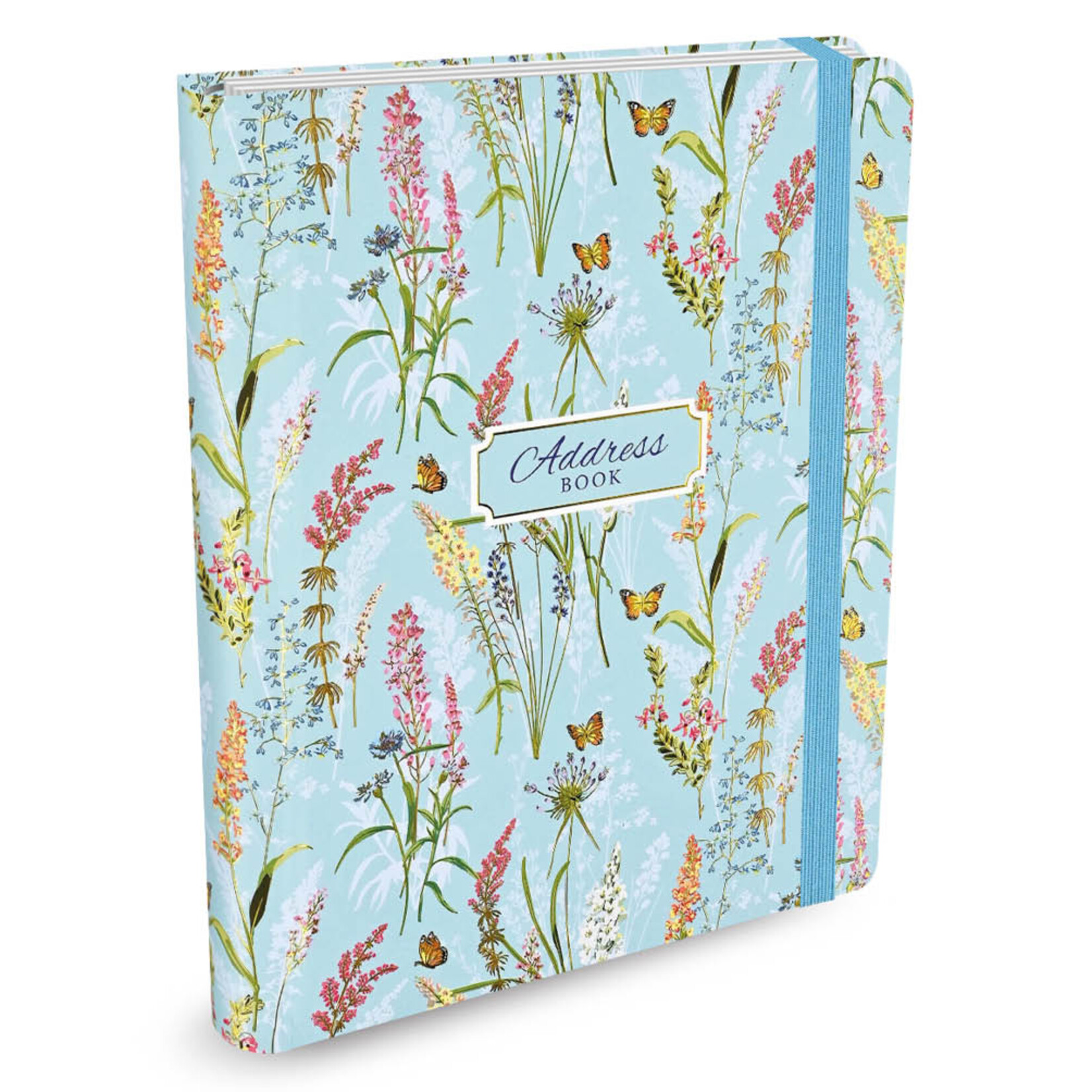 Peter Pauper Addressbook Large Peter Pauper Blooms and Butterflies