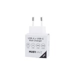 Musthavz USB-C Charger 20W, white