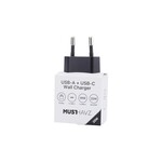 Musthavz USB-C Charger 20W, black