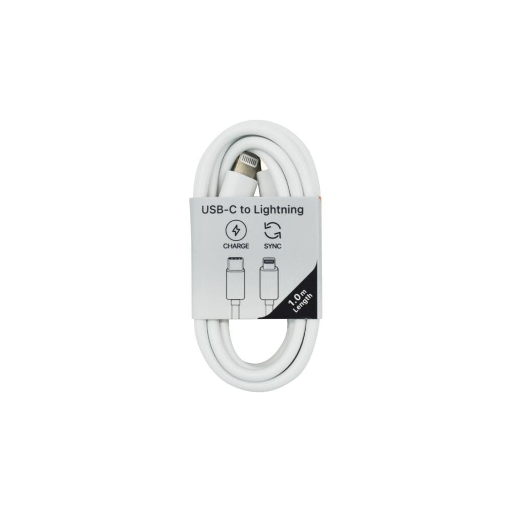Musthavz USB-C to Lightning Cable 1.0 meter, white