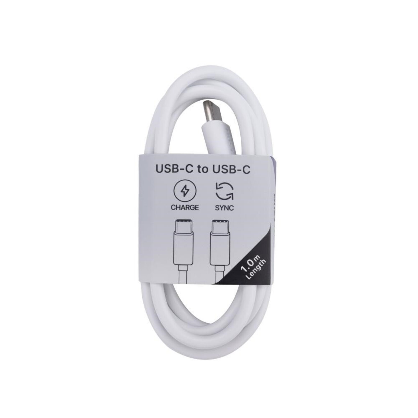 Musthavz USB-C to USB-C Cable 1.0 meter, white