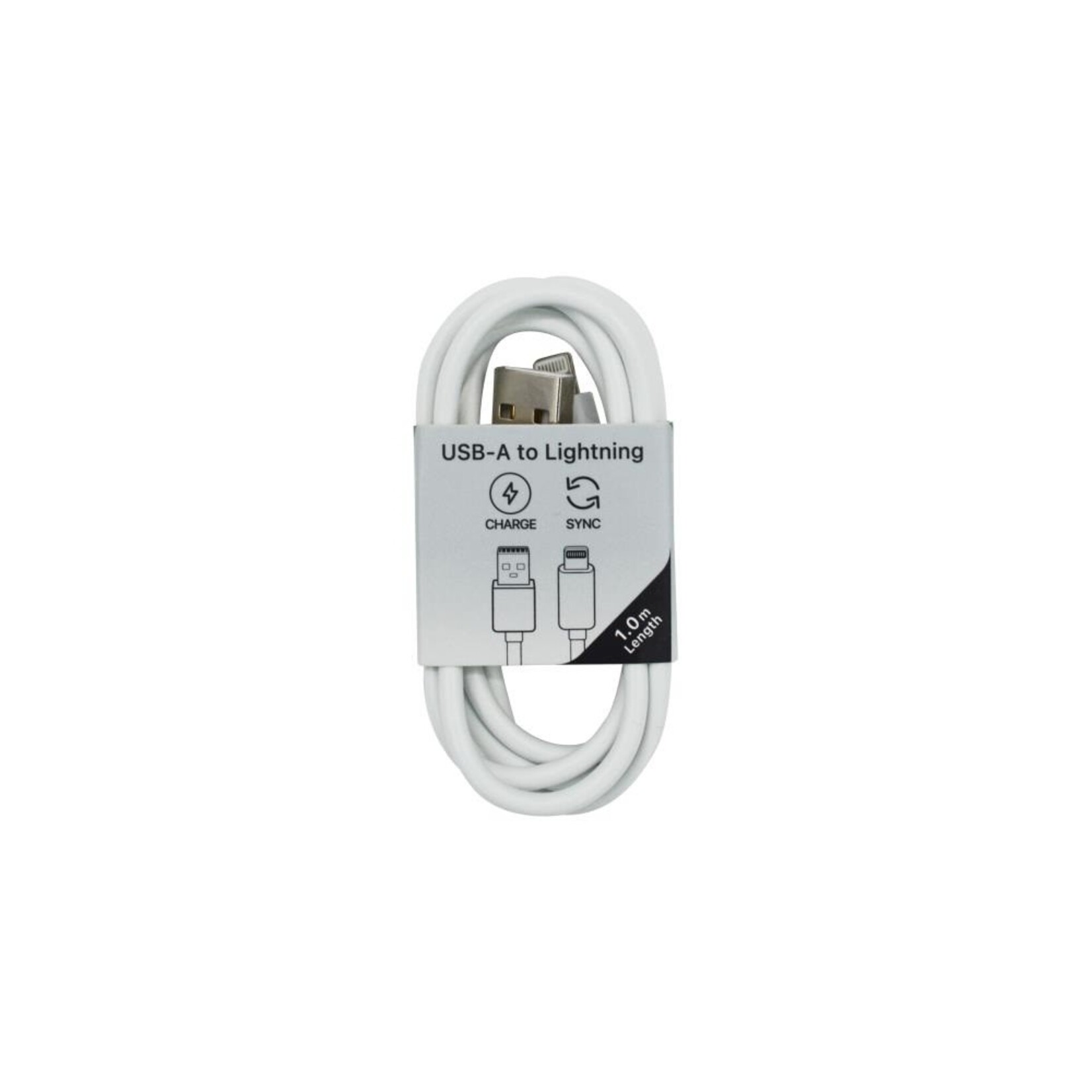 Musthavz USB-A to Lightning Cable 1.0 meter, white
