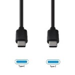 2CONNECT USB-C TO USB-C CHARGINGN CABLE 1M BLACK